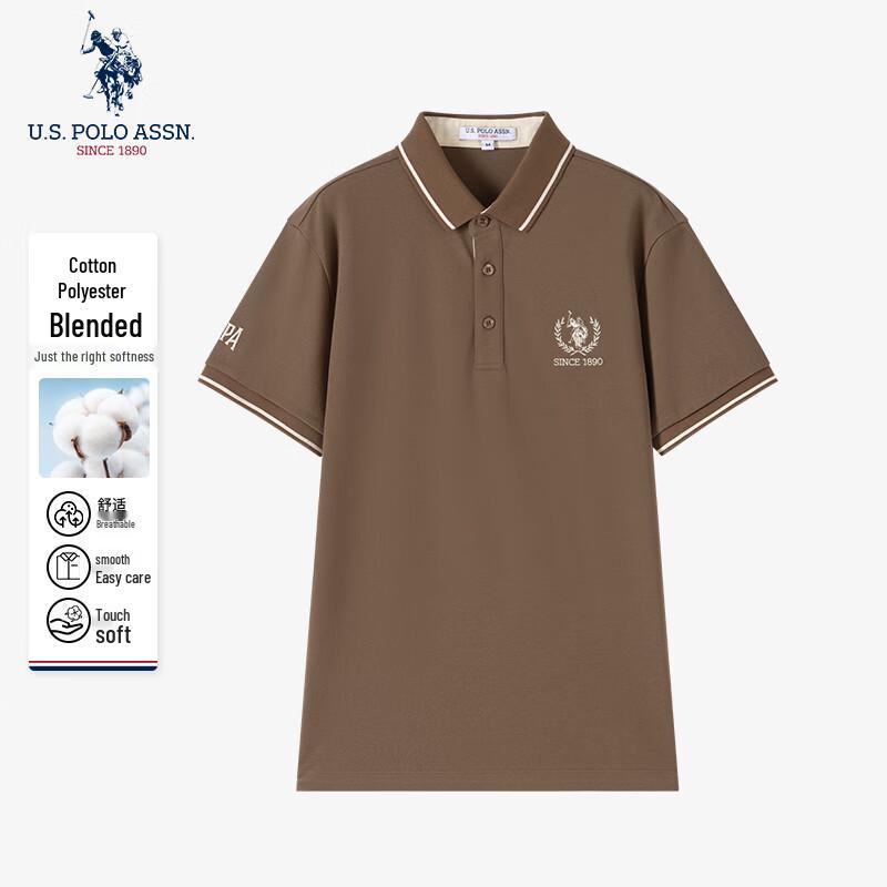 

U.S. POLO ASSN. Men s Business Casual Short-Sleeve Polo Shirt L/175