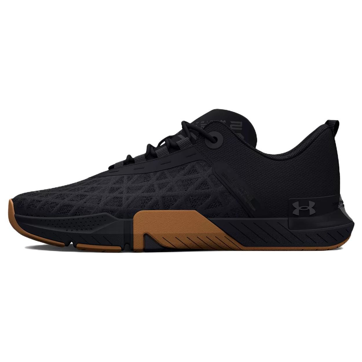 Under Armour Men s TriBase Reign 5 Training Shoes  Black/Gum  3026021-001 40.5