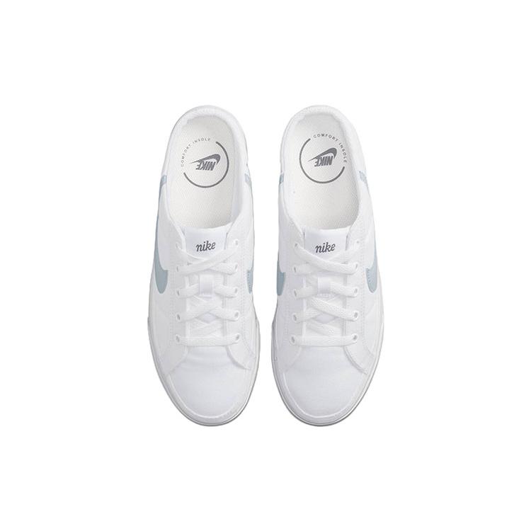 New Nike Court Legacy Mule 'White Light Blue Grey' Women's DB3970-101