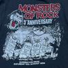 Monster of Rock Tour koszulka z krótkim rękawem klasyczna czarna T-shirt Unisex