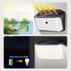 1/2/4Pcs 176 LED Solar Outdoor Wall Lights Waterproof Motion Sensor Solar Powered Sunlight Street Light for Garden Decoration