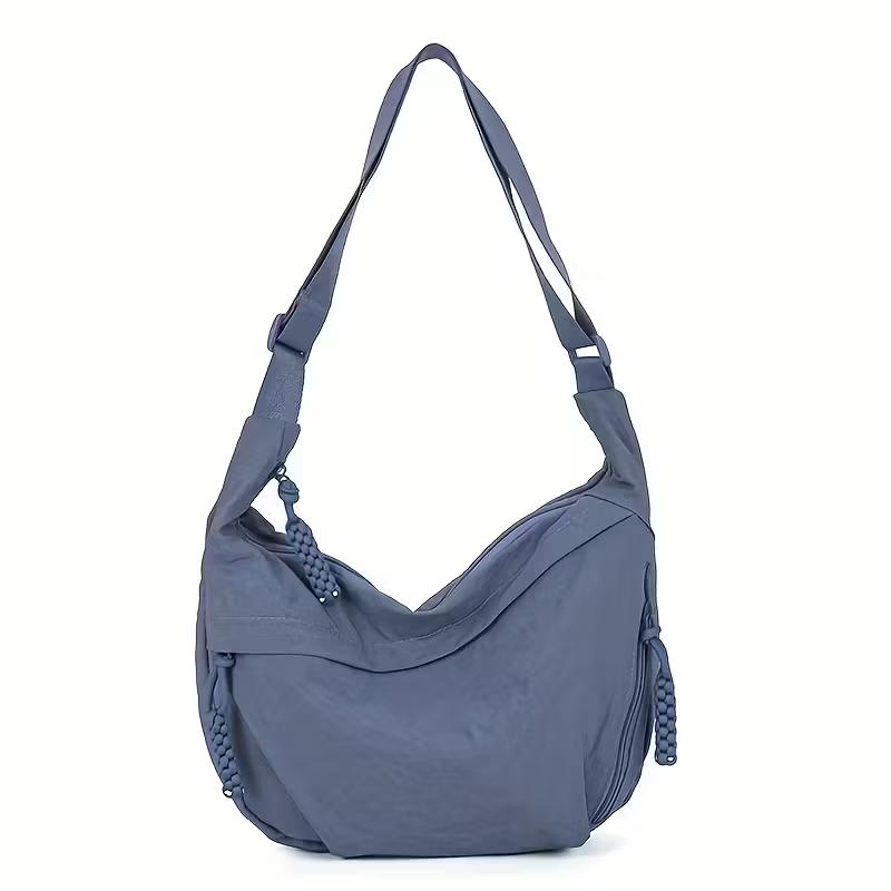 Elegant|Lightweight Lightweight, Elegant Women’s Nylon Crossbody Bag | Large Capacity, Adjustable & Foldable Strap