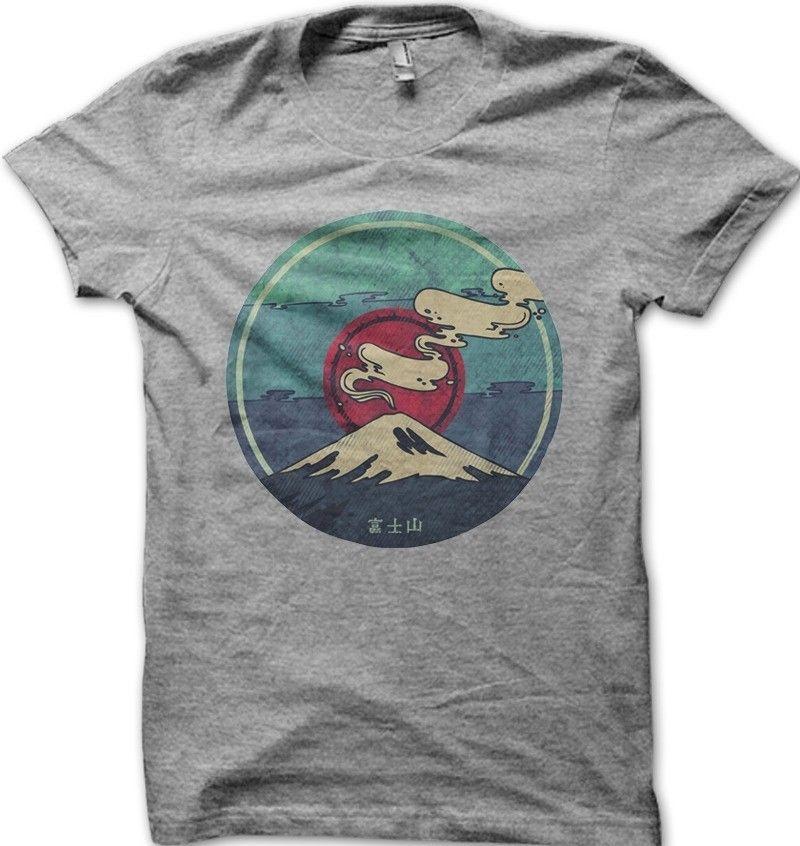Kanto Mount Fuji Okinawa Wave printed t-shirt S
