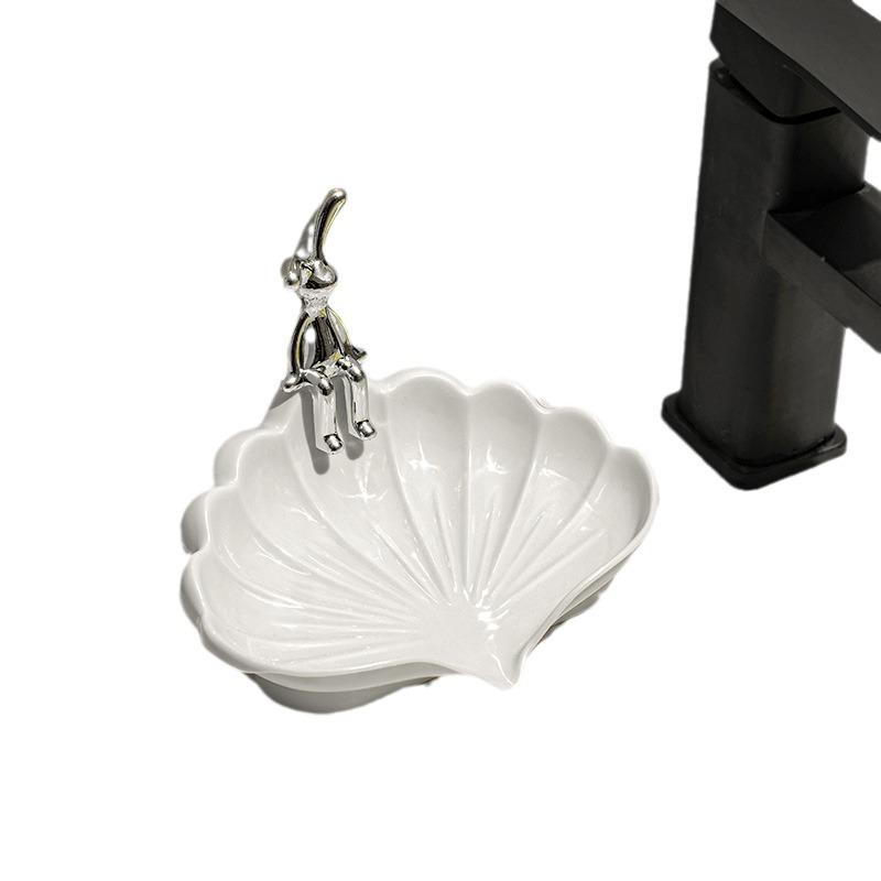 Seifenschale mit Schleife: Luxuriöser Abtropfhalter für Badezimmer & Badewanne