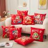 Snake Double-sided Short Plush New Gift Pillow Living Room Sofa Pillow Case Office Waist Cushion