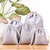 Black Velvet Drawstring Jewelry Pouches
