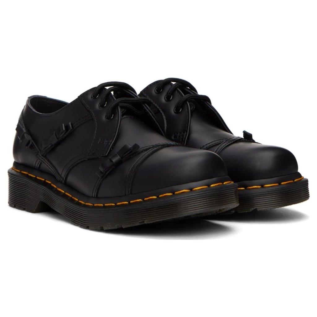 Dr. Martens 1461 Leather Comfortable Bow Casual Shoes Women Shoes Black 27852001