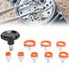 Professional Screw Back Case Watch Opener Suction Kit with 8 Dies Watch Repairing Tool