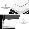 Household Tissue Box Acrylic Napkin Storage Case Square Multi-Function Tissue Container for Living Room Office Bedroom Use