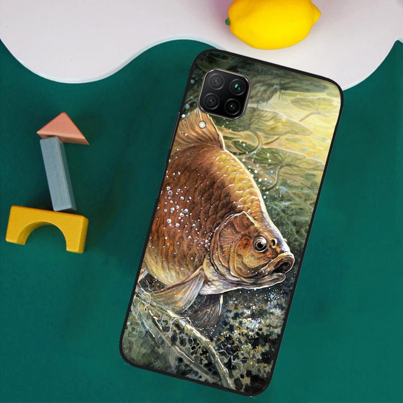 Fish Fishing For Huawei Nova 11i 12s 12i 8i 7i Y73 Y70 Y90 Y60 Y72 Y61 Y91 9 10 SE P30 Pro P40 Lite Case