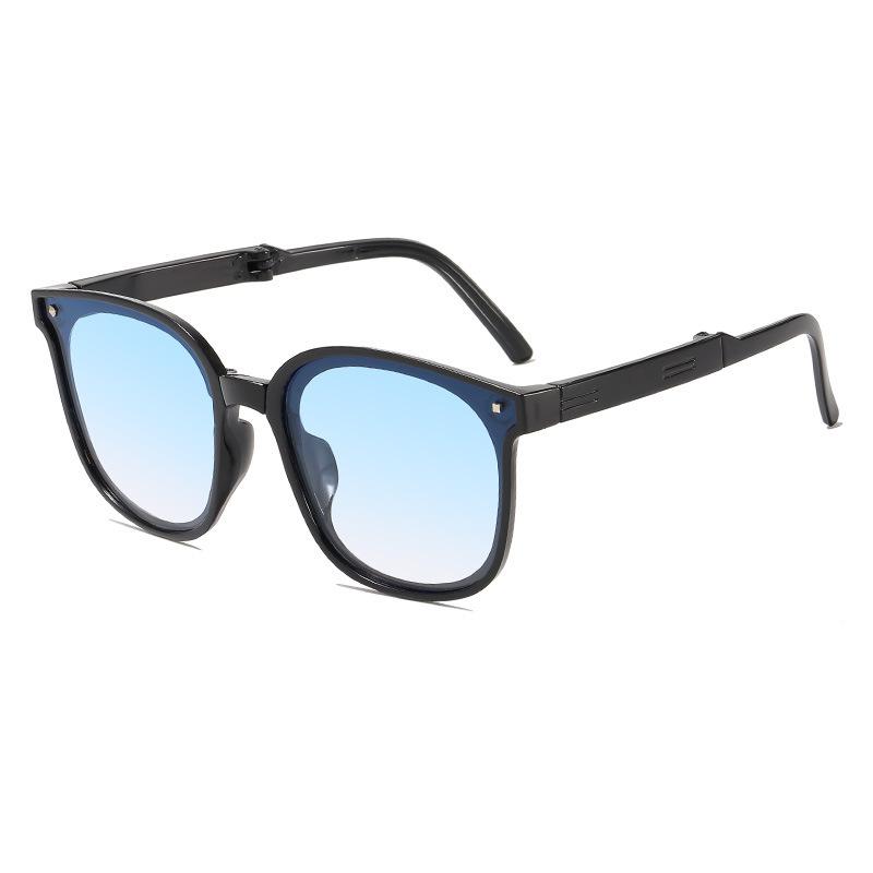 Foldable Second-Generation Sunglasses, Advanced Sunscreen Sunglasses, Women'S Trend Outdoor Travel Vacation Driving Glasses