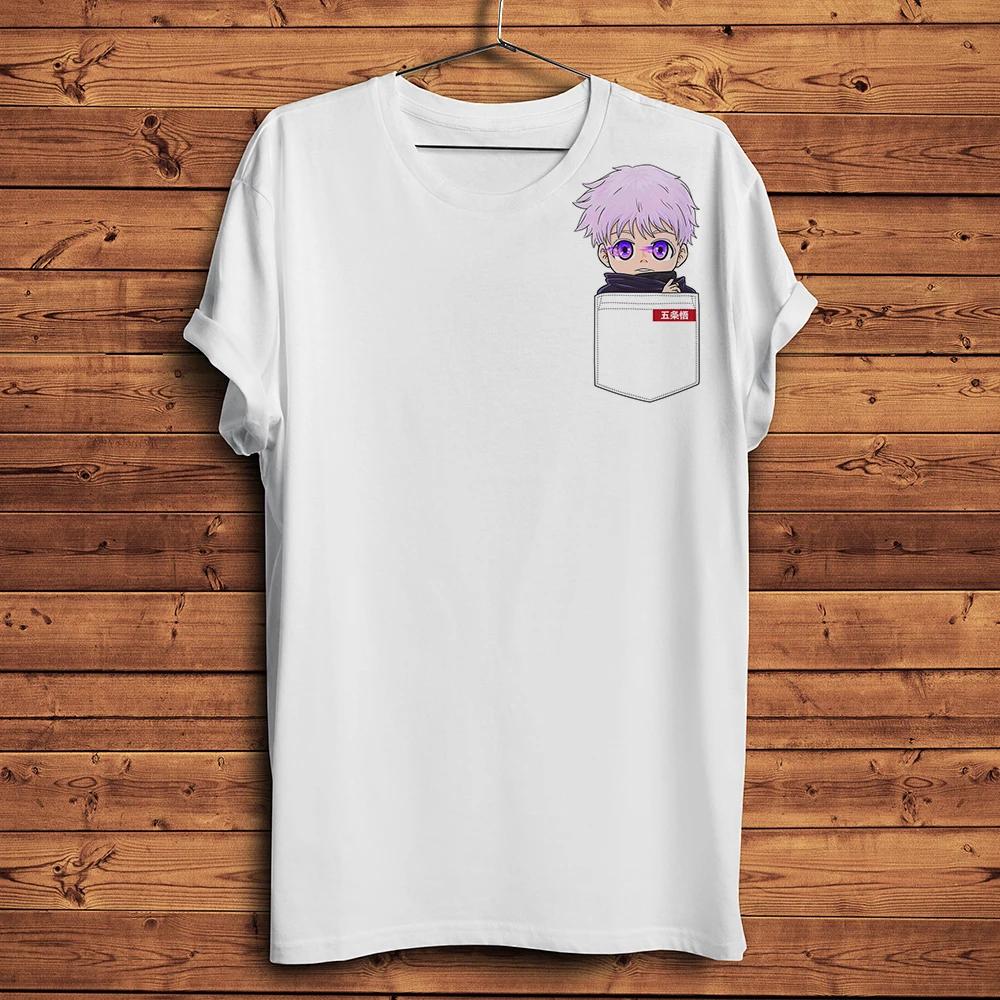 Pocket Gojo SatoruItadori Yuji Fushiguro Megumi Kugisaki Nobara Sukuna Funny JJK Unisexga 3D Tshirt Unisex Unisex Anime Streetwear S