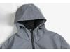 Windproof Reflective Jacket - European/American Sizes, Solid Color, Trendy for Spring/Autumn