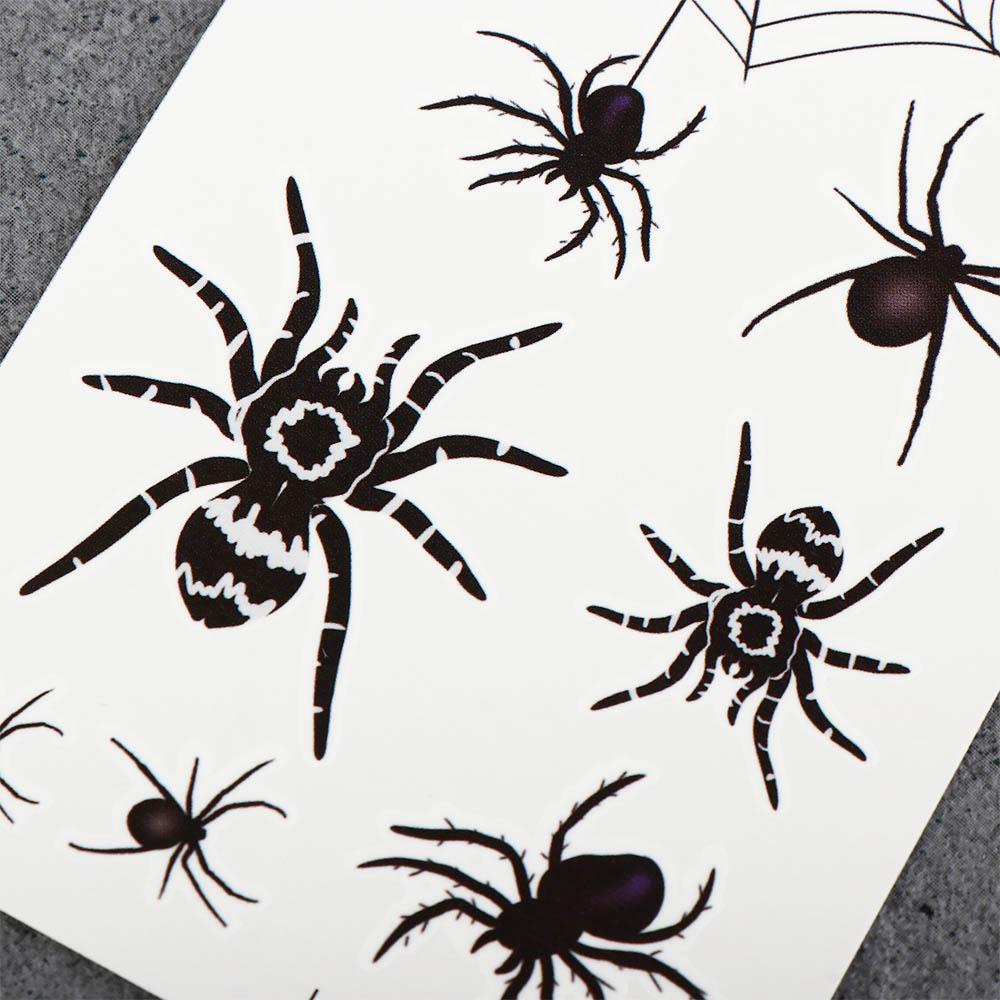 Men Halloween Waterproof Lifelike Face Patch Body Art Stickers Temporary Tattoos Tattoo Stickers