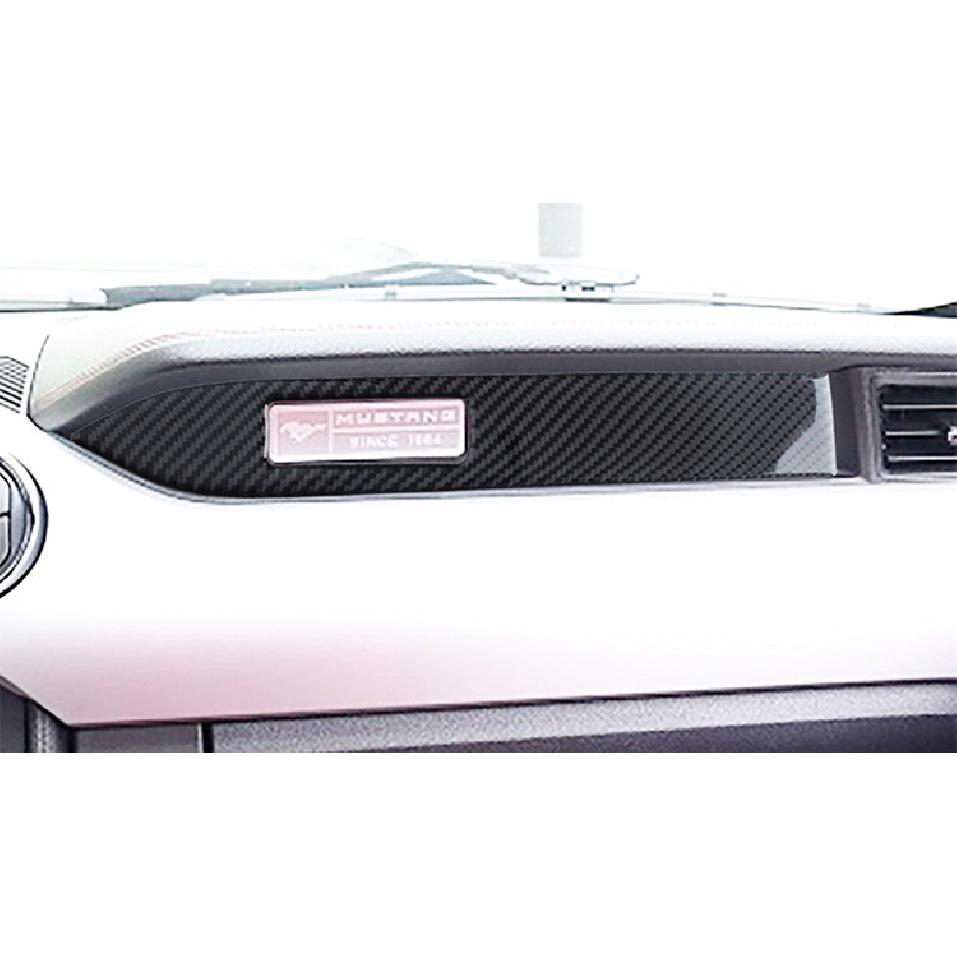 Carbon Faser Aufkleber Auto Dashboard Instrument Dekoration Streifen Innen Trim Rahmen Für Ford Mustang 2005-2022