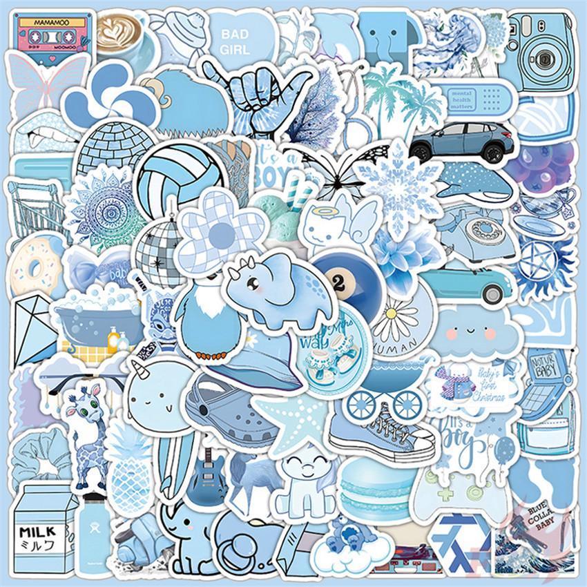 

100 шт./компл. Ins Blue VIBES Art Mini домашние собаки наклейки DIY модные наклейки наклейки