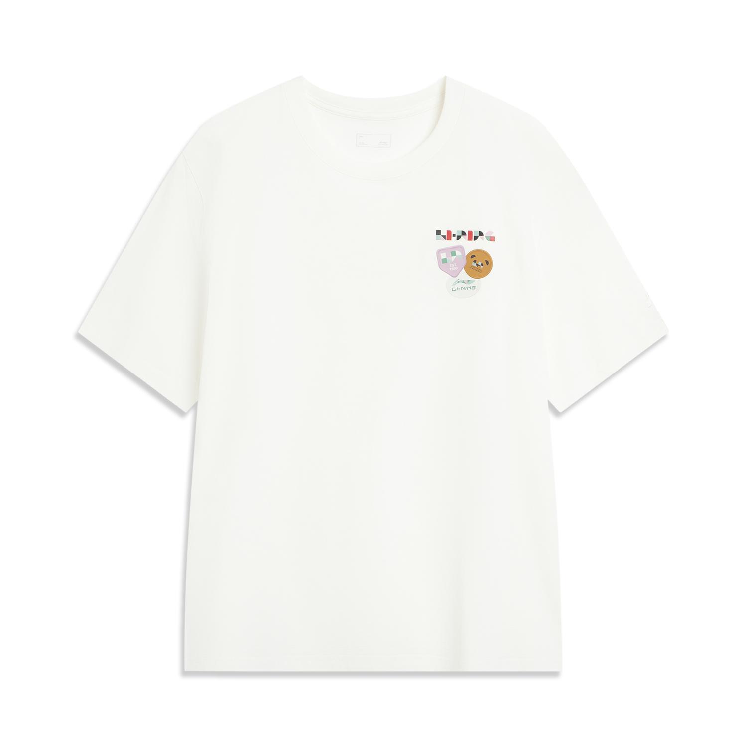 

Li Ning Серия Спортивный Стиль Жизни Повседневная Универсальная Охлаждающая Комфортная Влагоотводящая Быстросохнущая Прохладная Футболка с Круглым Вырезом и Короткими Рукавами AHSVE97-1 3XL