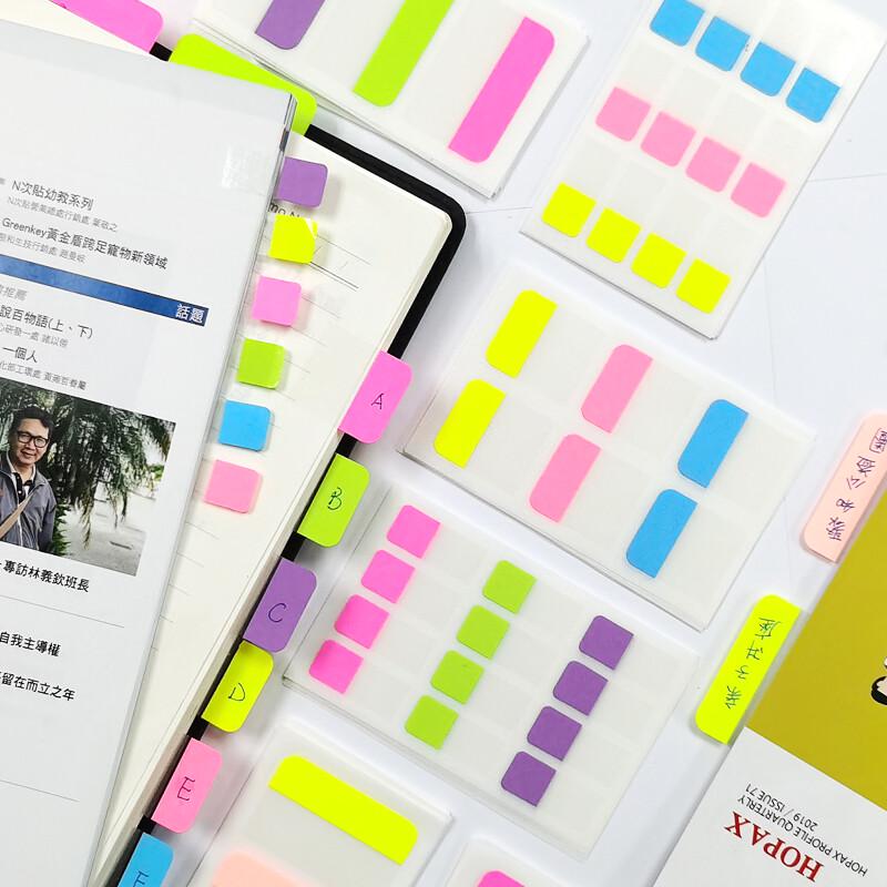 STICK'N Fluorescent Sticky Index Tabs