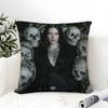 L-Legend Of The Dark Elf Witches & Curses Dark Magical Plague Linen Pillow Case Sofa Home Decor Cushion Cover Cushion Cove