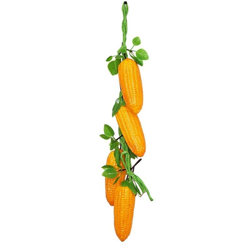 Simulation Artificial Fruit Vegetable Corn String for Restaurant Hotel Props