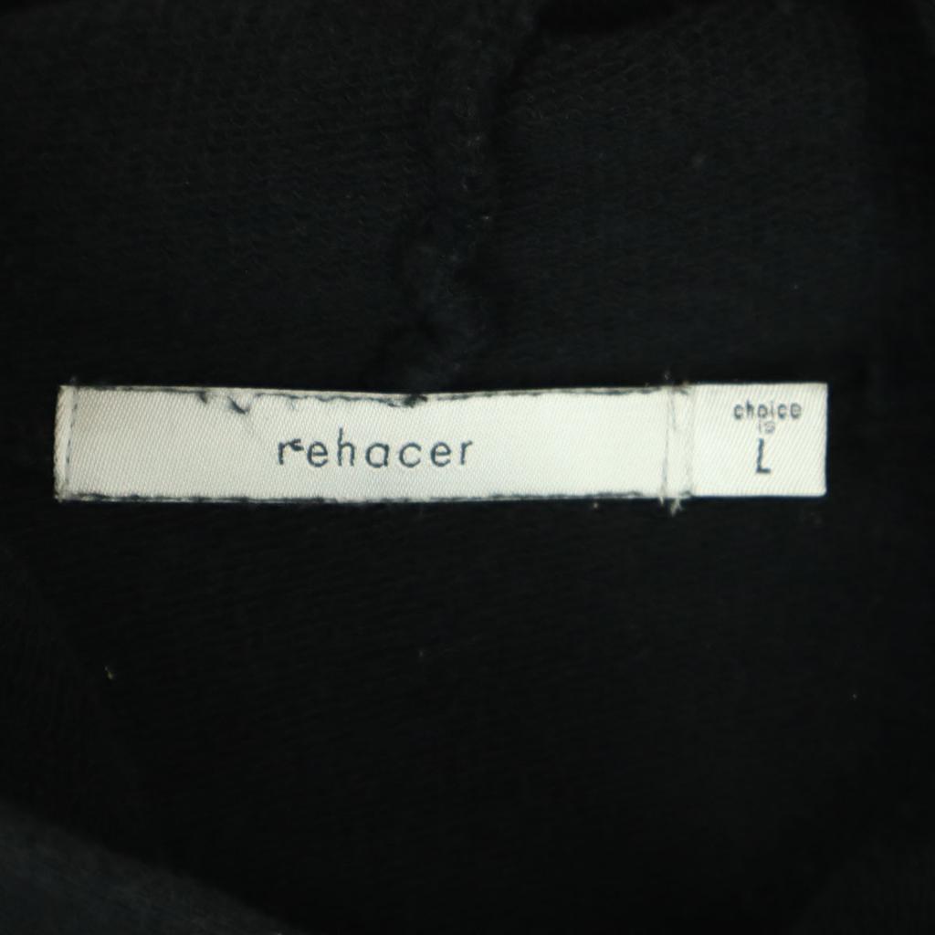 rehacer Made in Japan Cotton Long sleeve Sweatshirts L black Men's Used