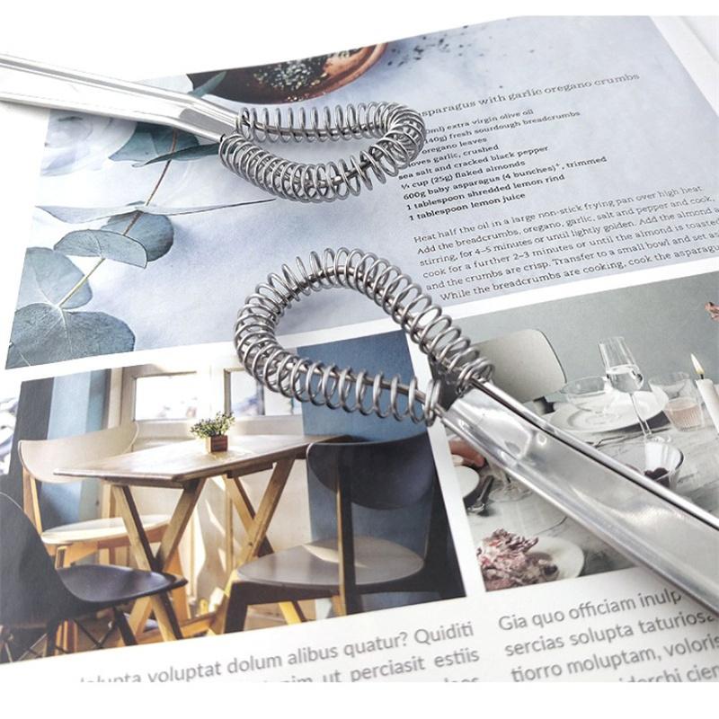 Stainless Steel Magic Hand Held Spring Whisk Mini Kitchen Eggs Sauces Mixer