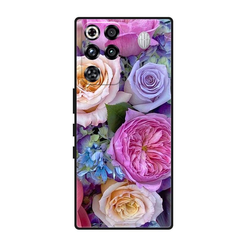 Case For Nubia Red Magic 11 Pro Plus Case Cool Silicone Protective Cover for Red Magic 11 Pro+ 5G Bumper Fundas Black Coque