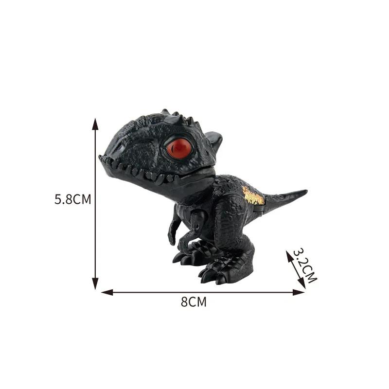 Dinosaur Model Toys Movable Joints Finger Biting Simulation Animals Jurassic Dinosaurs for Children Interaction Educational Toy