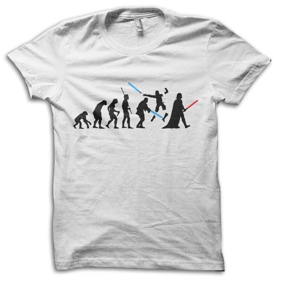 Darth Vader Evolution Solution Joke Sci-Fi Inspired by Star Wars T-shirt M5559 S