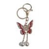 Butterfly Rhinestone Tassel Keychain: Elegant Pendant Gift for Women