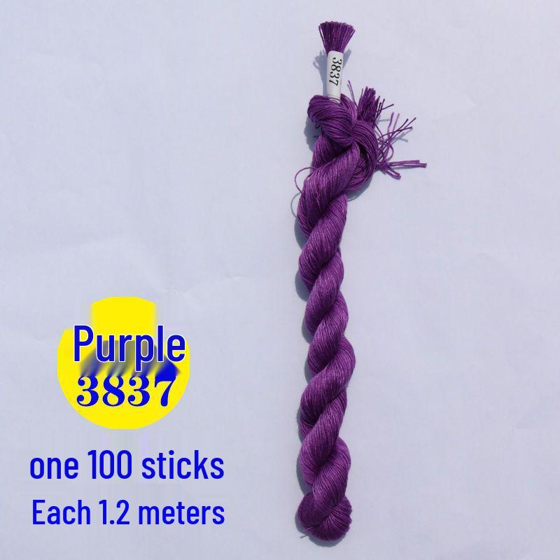 Baumwoll-Kreuzstich-Stickgarn: Handgefertigte Einlegesohlen, Dickes Nähgarn, Eine Farbe pro Stück