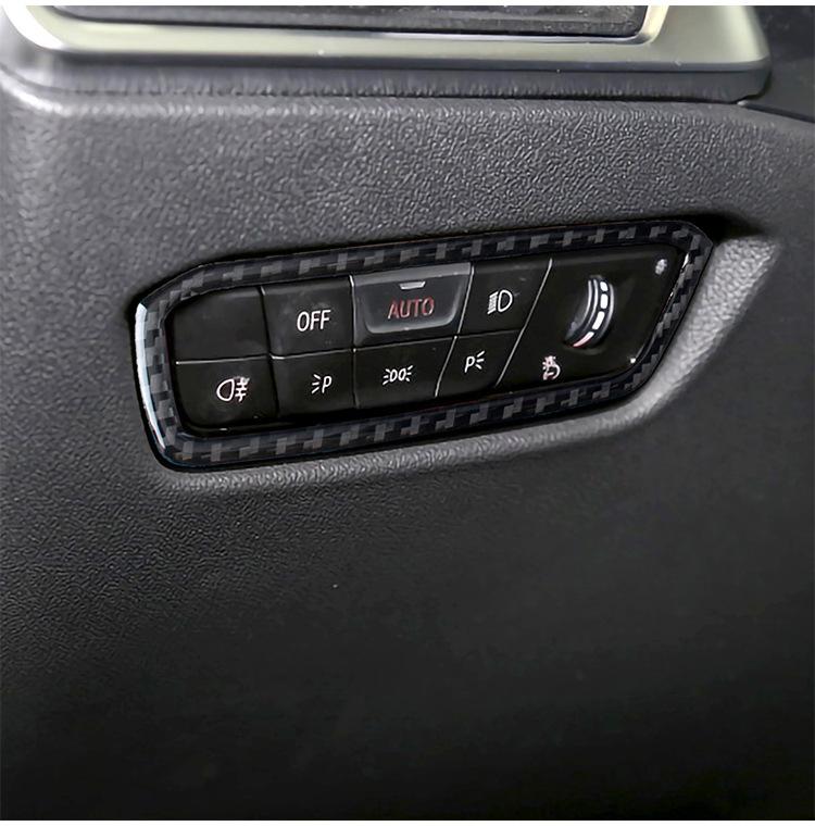 for  to BMW's new 3 Series g20g28 carbon fiber car modeling headlight switch button key adjustment decorative frame