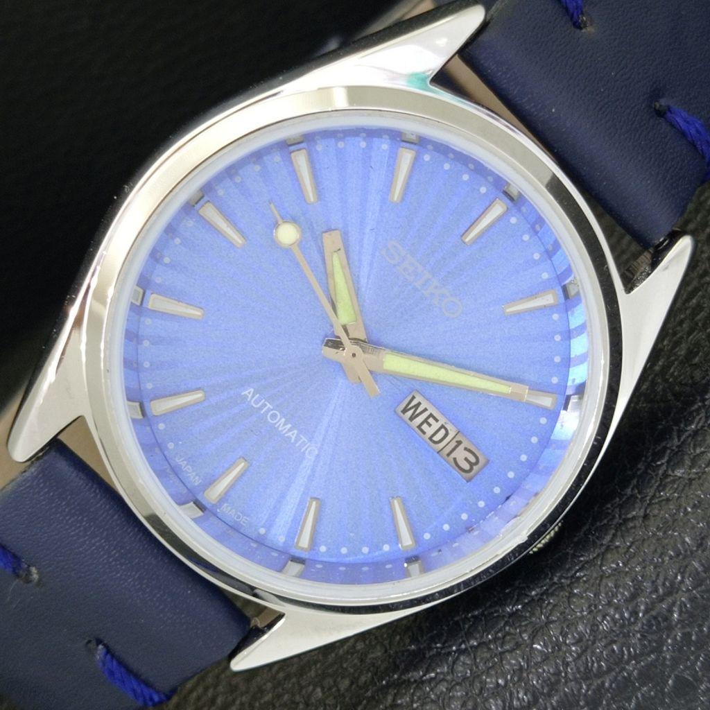 

ВОССТАНОВЛЕННЫЕ МУЖСКИЕ ВИНТАЖНЫЕ ЧАСЫ SEIKO AUTOMATIC 6309A ЯПОНИЯ С СИНИМ ЦИФЕРБЛАТОМ a701724-5 R206c-a701724