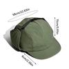 Fashion Retro Bomber Hat Solid Color Windproof Ear Protection Hat Thicken Lei Feng Hat for Men Women