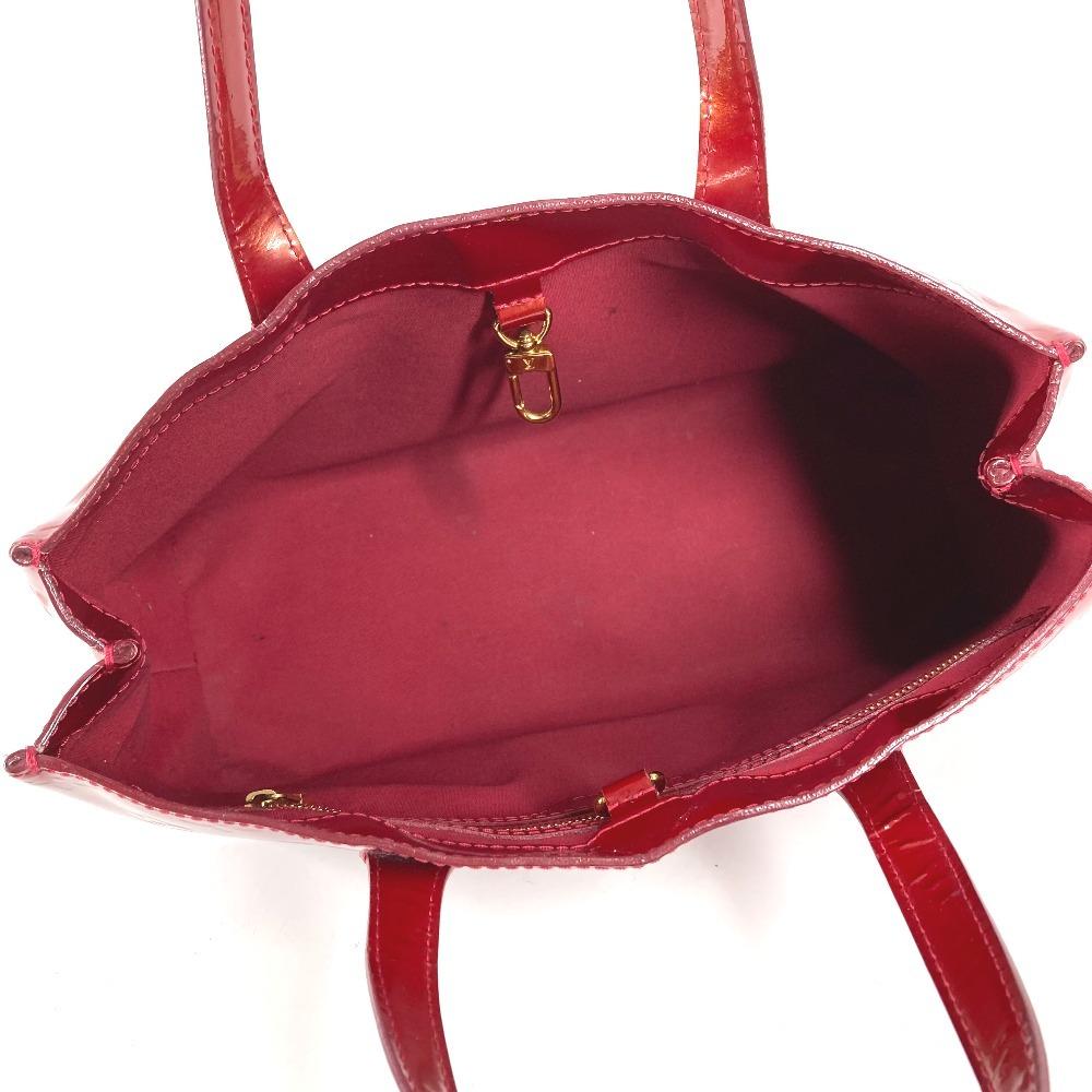 Louis Vuitton M93642 MonogramVernis Wilshere PM Hand Bag Tote Bag Pomdamul Red