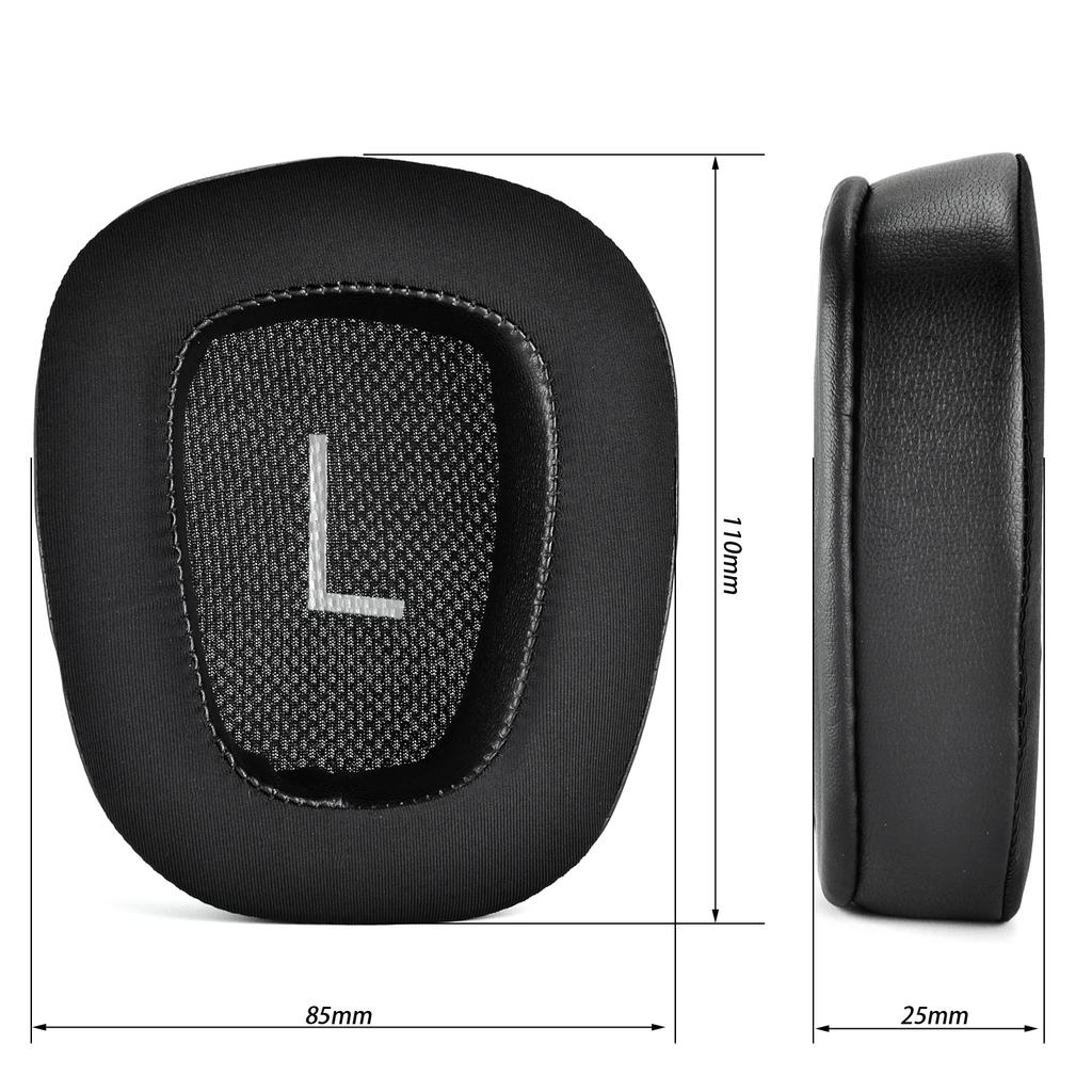 YAYINCC Replacement Black Cooling Gel Earpads For Logitech G633 G933 G935 Headphone Accessories Headsets Repair Parts