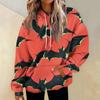 Women's Casual Fashion Print Long Sleeve Pullover Hoodies Sweatshirts