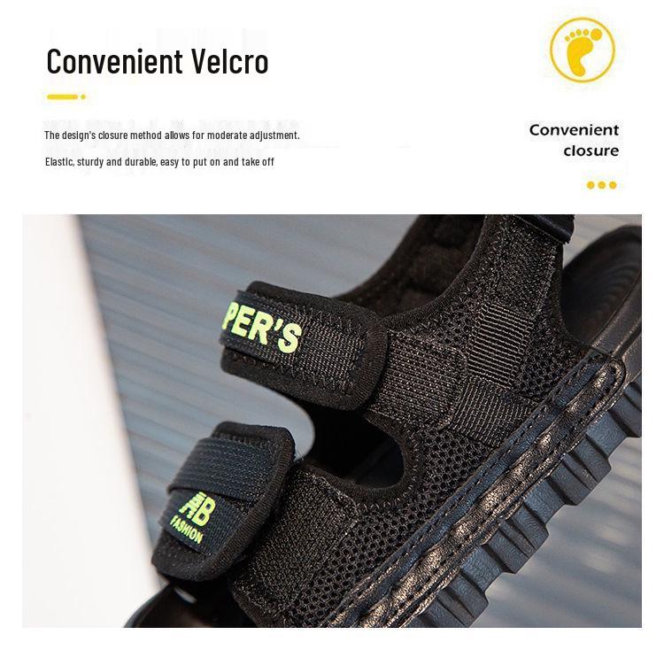 Boys' & Girls' Trendy Closed-Toe Sandals, Non-Slip Toddler & Kids Beach Summer 2025 Collection