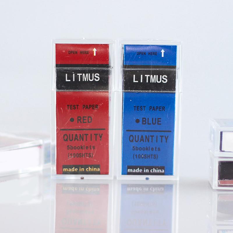 For Water Soil Laboratory Acid Alkaline Detection 100 Strips/Box PH Test Strips Red/Blue Litmus Paper Acid Alkali Test Paper