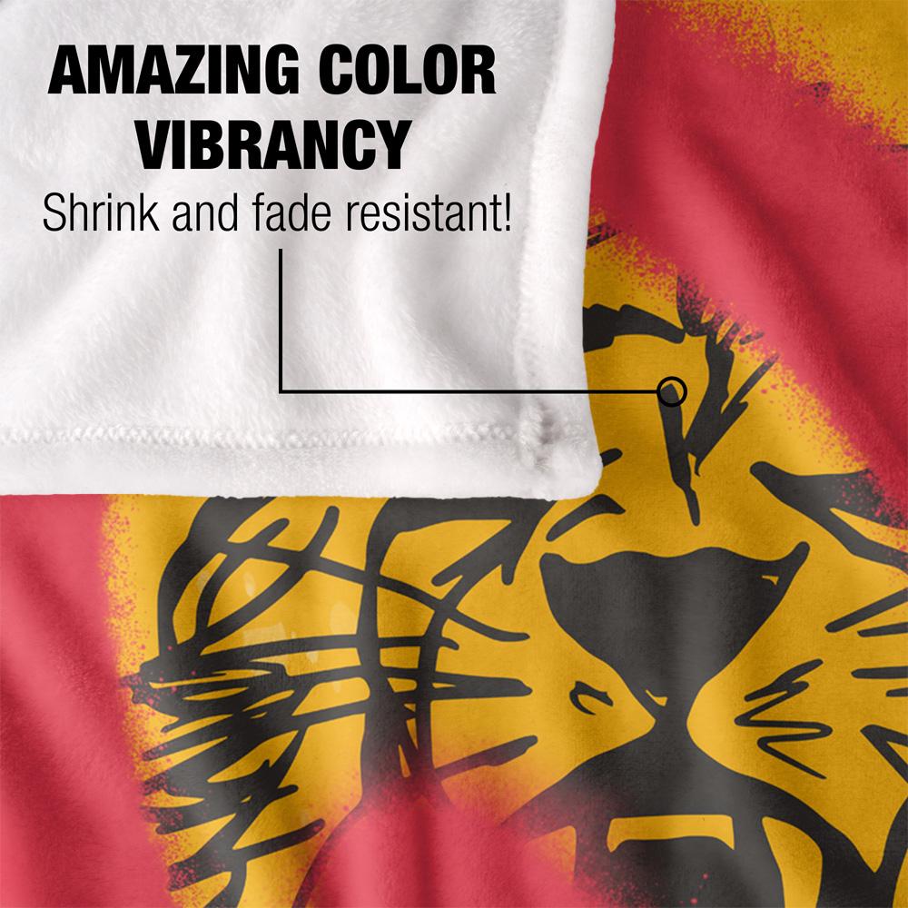 Harry Potter Gryffindor Graffiti Blanket