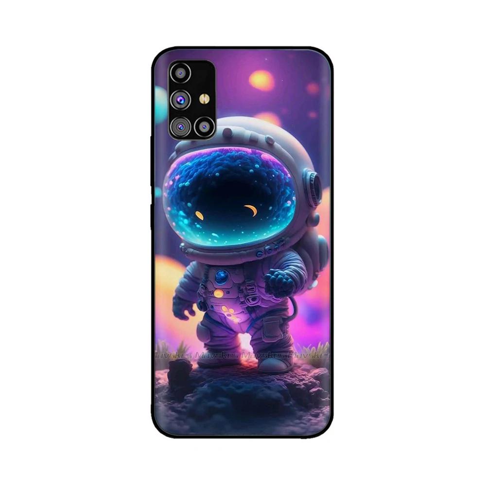 Shockproof Cover For Samsung Galaxy A51 Case Animal Painted Soft Silicon Cover For Samsung A51 Case A 51 4G 5G Bumper Shell Para