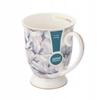Porzellanbecher auf Fuß Blumen elegant Für Sie Rosa 320ml 1Stk