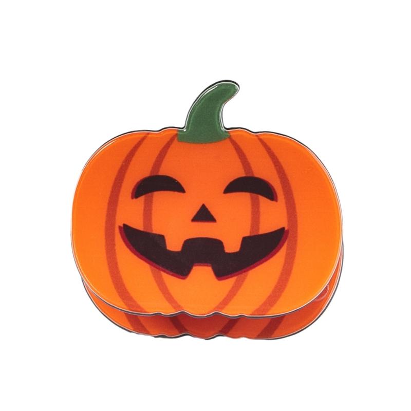Anti-slip Hair Clip Delicate Pumpkin Hair Clip for Teens High Ponytail Hairpin