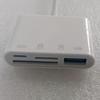 Nouvel Adaptateur Lecteur de Cartes SD TF USB 4 en 1 Portable Pour iPhone iPad IOS 12