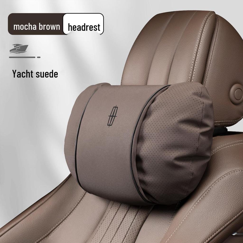 Lincoln Headrest Lumbar & Neck Support Pillow for Z, Adventure, Navigator, Aviator, Continental, MKZ