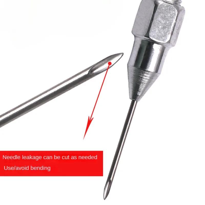 Nadelspitze Fettpressenkopf Flachkopf Pneumatische Düse Hochdruck Fettpressenkopf Sub Manuelle Fettpressendüse Zubehör