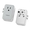 Adaptor de Călătorie Internațional TESSAN pentru Încărcare Simultană Compatibilă a 4 dispozitive pentru Călătorii și Călătorii de Afaceri în Adaptorul Hong Malaysia, Ultra-Subțire,