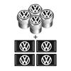 WHAQY1 2026 Hot For VOLKSWAGEN VW Auto Wheel Tire Valve Stem Caps Cover & 3D Epoxy Car Interior Decorative Stickers For Volkswagen Tigu