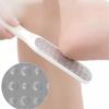 Double Sided Stainless Steel Foot File Dead Skin Remover Pedicure Callus Removal Tool Heel Scraper for Cracked Heels