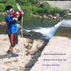 Hand-Cranked High-Pressure Water Gun with 1.5m Silicone Hose for Continuous Spray